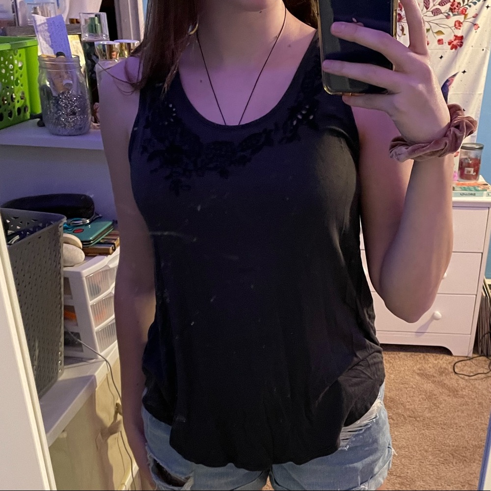 American Eagle black tank top